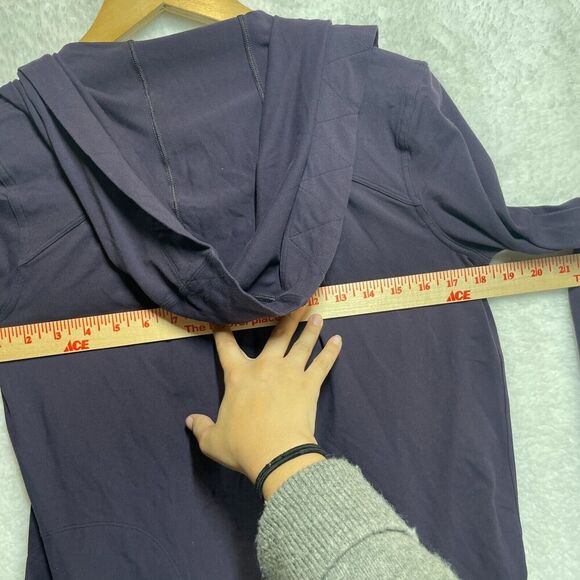 Lululemon Ready To Rulu Wrap Hoodie Purple #W4AOKS Athletic Size 2 - Picture 7 of 10